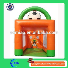 Mini sports arena bounce house moonwalk jump bouncer inflatable football cage field for kids